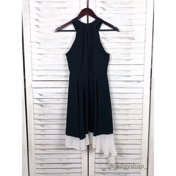 Express | Halter Fit and Flare Dress - Picture 3 of 7